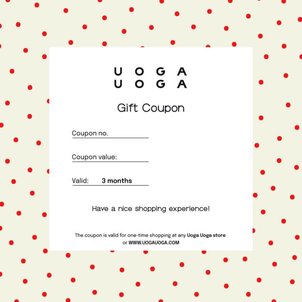 Gift E-card | Gift coupons | Natural cosmetics | Uoga Uoga